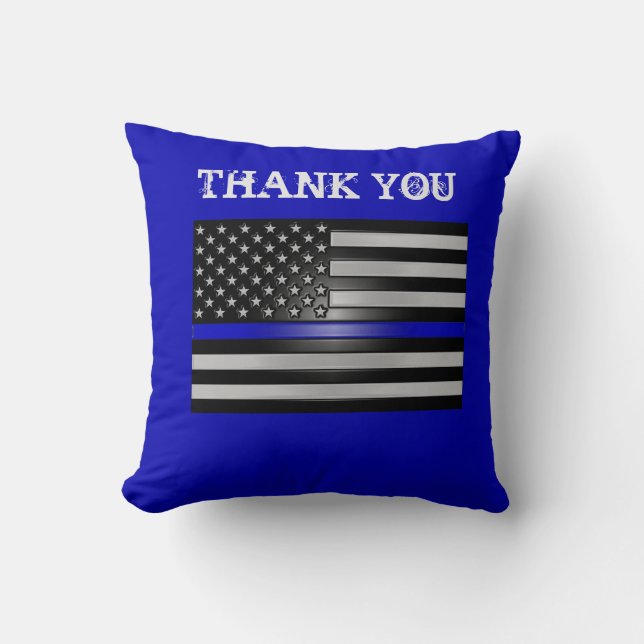 POLICE THROW PILLOW (Front)
