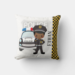 Police Throw Pillow