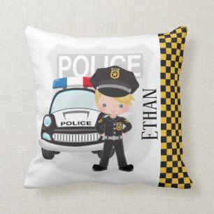 Police Throw Pillow