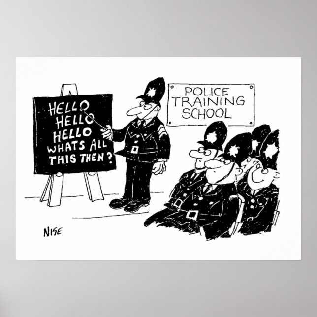 Police Training School Poster (Front)