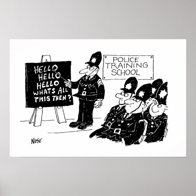 Police Training School Poster (Front)