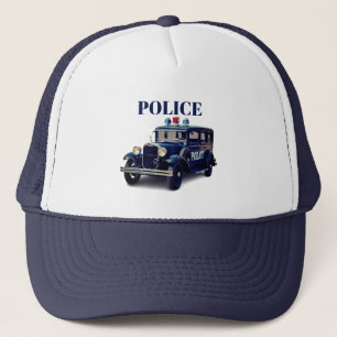 POLICE TRUCKER HAT