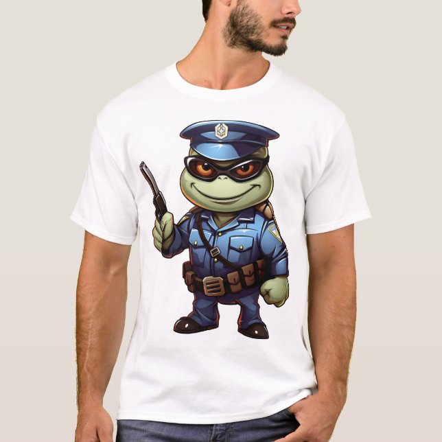 Police turtle T-Shirt (Front)