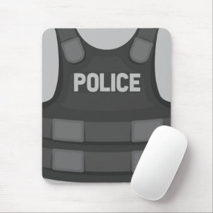 Police Vest Mouse Pad