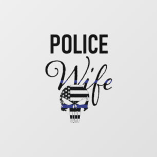 Police Wife Car Decal