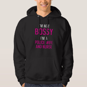 Police Wife Nurse Life Rn Mom 32 Hoodie
