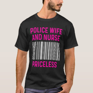 Police Wife Nurse Life Rn Mom 39 T-Shirt