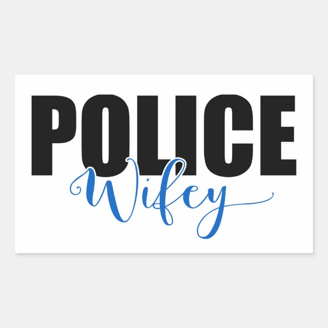 Police Wifey Sticker (Front)
