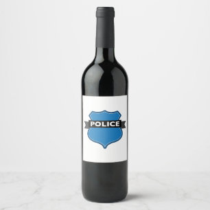 Police Wine Label
