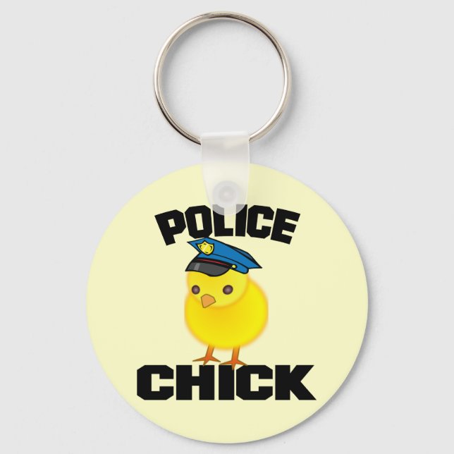 Police Woman Keychain (Front)