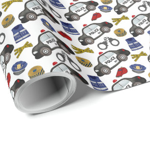 Police Wrapping Paper