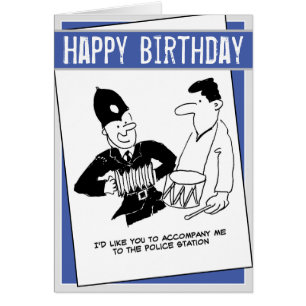 Policeman asks man to accompany him