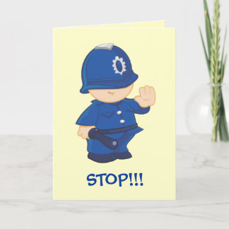 Policeman Card