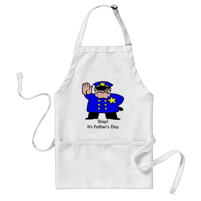 Policeman - Father's Day Standard Apron (Front)