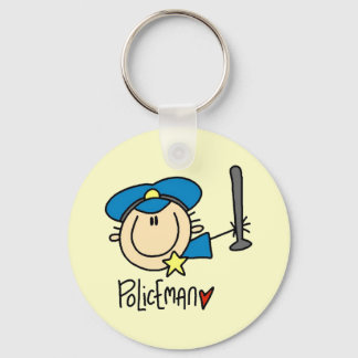 Policeman Occupation Keychain