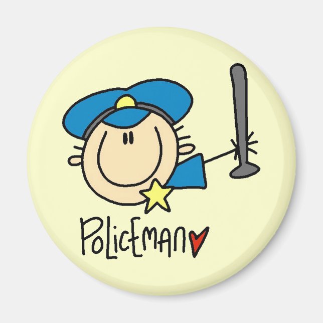 Policeman Occupation Magnet (Front)