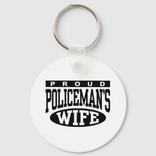 Policeman's Wife Keychain