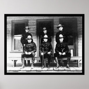 Policemen from Dawson Yukon Territory 1906 Poster