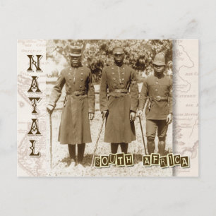 Policemen in Natal, South Africa Postcard