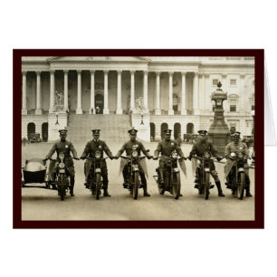 Polices motocyclettes vintages des années 1920