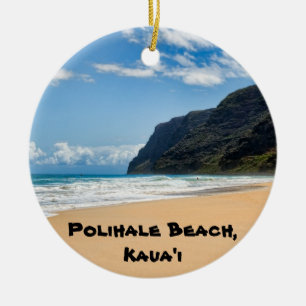 Polihale Kaua'i Keepsake Ceramic Ornament