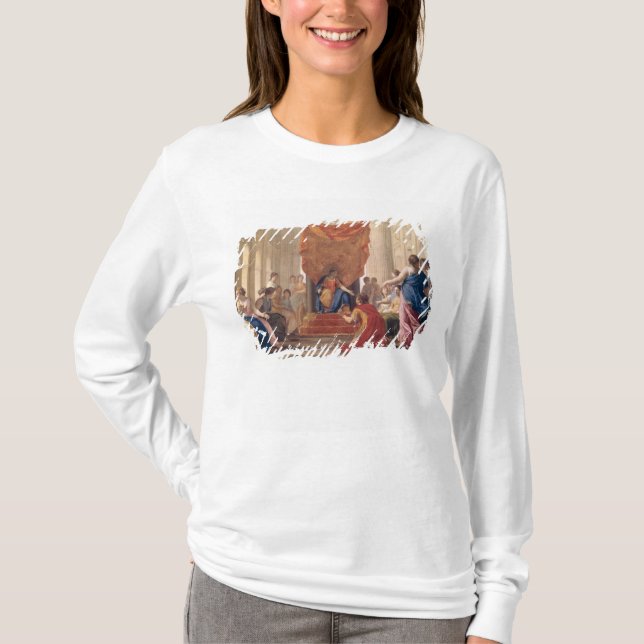 Poliphilus Kneeling before Queen Eleuterylida T-Shirt (Front)
