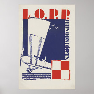 Polish Air Force Poster LOPP Organisation for Air