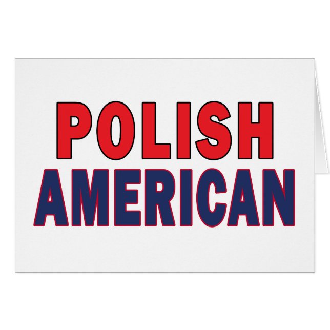 Polish American (Front Horizontal)