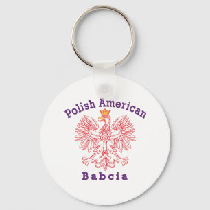 Polish American Babcia Keychain