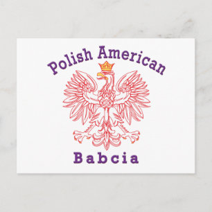 Polish American Babcia Postcard