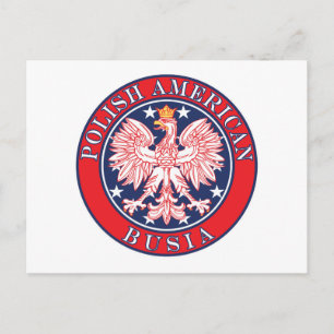 Polish American Busia Postcard