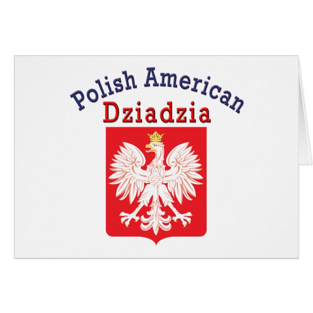 Polish American Dziadzia (Front Horizontal)