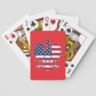 Polish American Eagle Bicycle Playing Cards