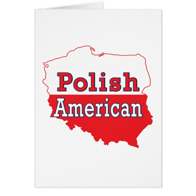 Polish American Map (Front)
