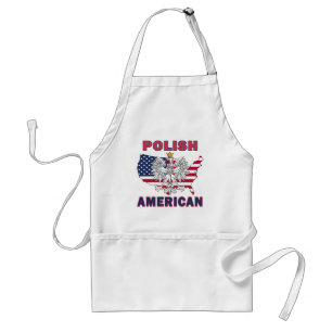 Polish American Map Standard Apron