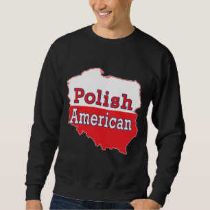 Polish American Map Sweatshirt