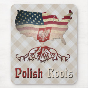 Polish American Roots Mousemat Mouse Pad
