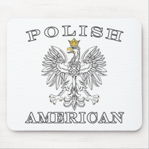 Polish American White Eagle Mouse Pad