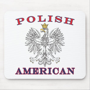 Polish American White Eagle Mouse Pad