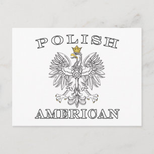 Polish American White Eagle Postcard