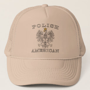 Polish American White Eagle Trucker Hat
