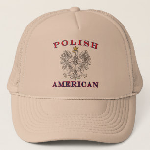 Polish American White Eagle Trucker Hat