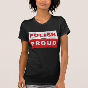 Polish and Proud Flag T-Shirt
