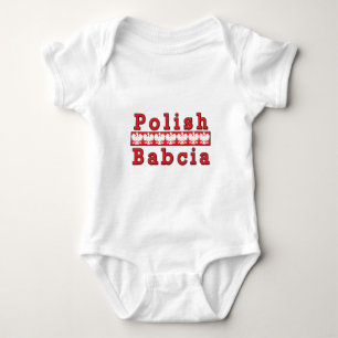 Polish Babcia Eagles Baby Bodysuit