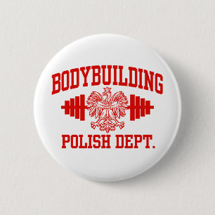 Polish Bodybuilding 2 Inch Round Button