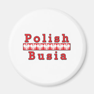 Polish Busia Eagles Magnet