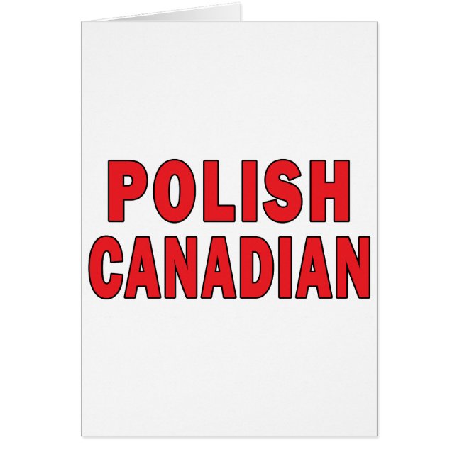 Polish Canadian (Front)