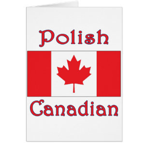 Polish Canadian Canada Flag