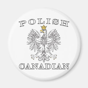 Polish Canadian Eagle Magnet