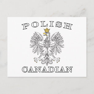 Polish Canadian Eagle Postcard